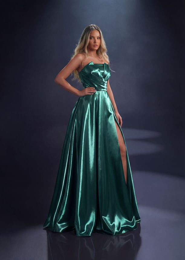 sachin and babi light blue dress Green Quinceanera Dresses main image 1