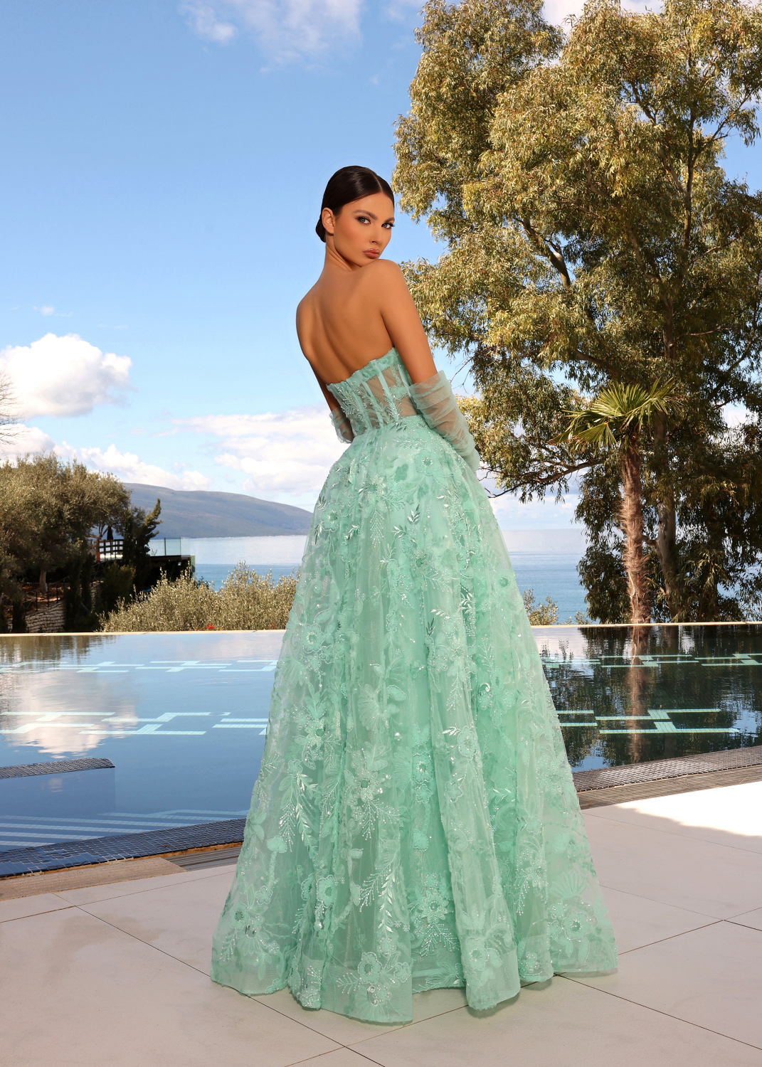 Onyx Gown - Nicoletta NC2039 – Windsor & Lux