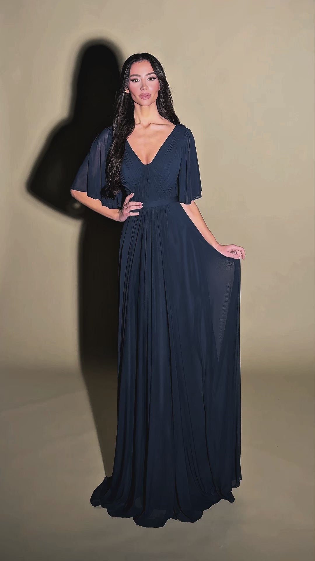 sachin and babi light blue dress Elegant Sheath/Column Illusion Neck 1/2 Sleeves Knee-Length Satin Mother Of  The Bride Dresses With Lace main image 0